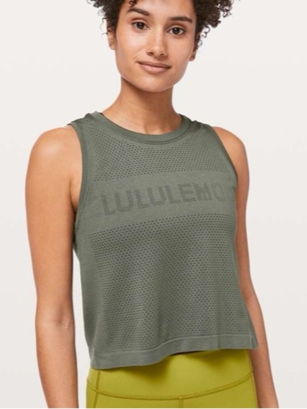 lululemon Swiftly Breathe Crop Tank
Grey Sage 6